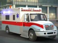 City Ambulance Car Driving